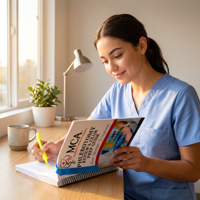 MCA Medical Career Academy Phlebotomy Review & Exam Prep Guide