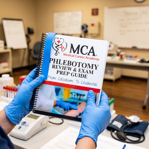 MCA Medical Career Academy Phlebotomy Review & Exam Prep Guide