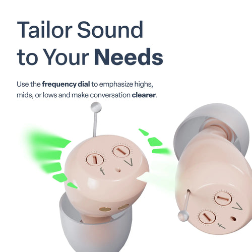 OLLI Hearing Aids  – Discreet In-Ear Sound Amplification, Rechargeable, No Prescription